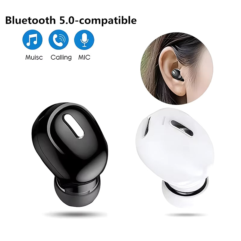 X9 auriculares inalámbricos Bluetooth 5,0 auriculares con micrófono en la oreja deportes impermeables TWS auriculares Bluetooth manos libres auriculares individuales